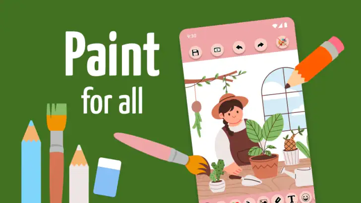 Paint for Android feature graphic