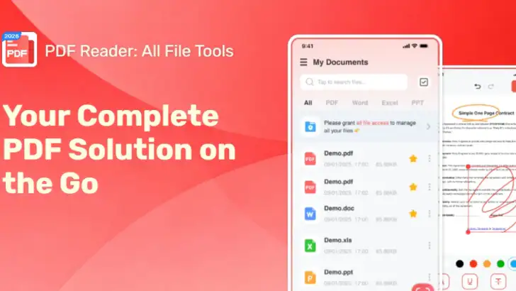 PDF Reader: All File Tools feature graphic
