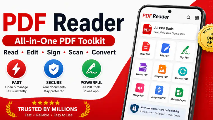 PDF Reader & Editor (PRO) feature graphic