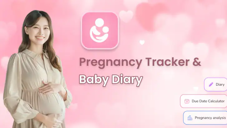 Pregnancy Tracker & Baby Diary feature graphic