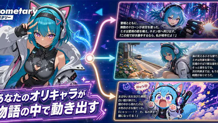 Prometary : AIキャラ創作 &ショートストーリー feature graphic