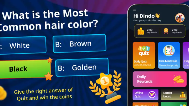 Quiz Win: Play For Real Reward feature graphic