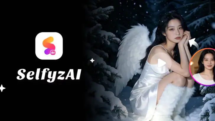 SelfyzAI+:AI動画・画像作成・写真加工アプリ feature graphic
