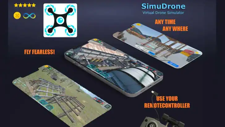 SimuDrone - Drone Simulator feature graphic