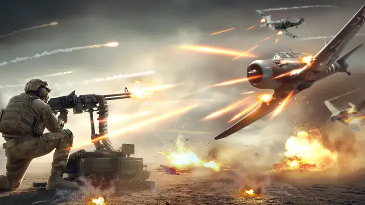 Sky Defense: 戦争任務 feature graphic
