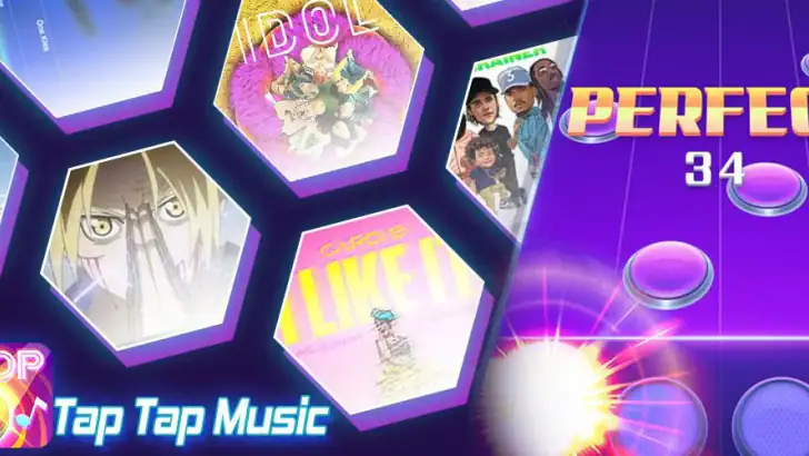 Tap Tap Musicポップソング feature graphic