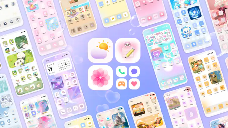 Theme: 4K Icon Pack & Widgets feature graphic