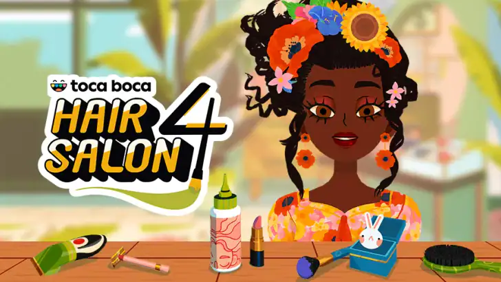 Toca Boca Hair Salon 4 NETFLIX feature graphic
