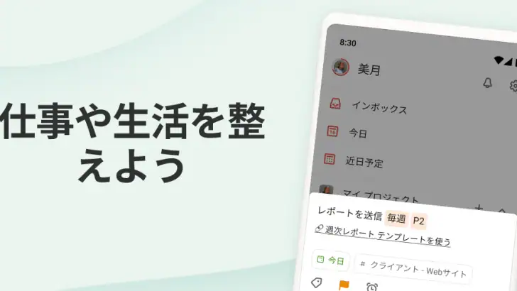 Todoist: ToDo リスト & カレンダー feature graphic