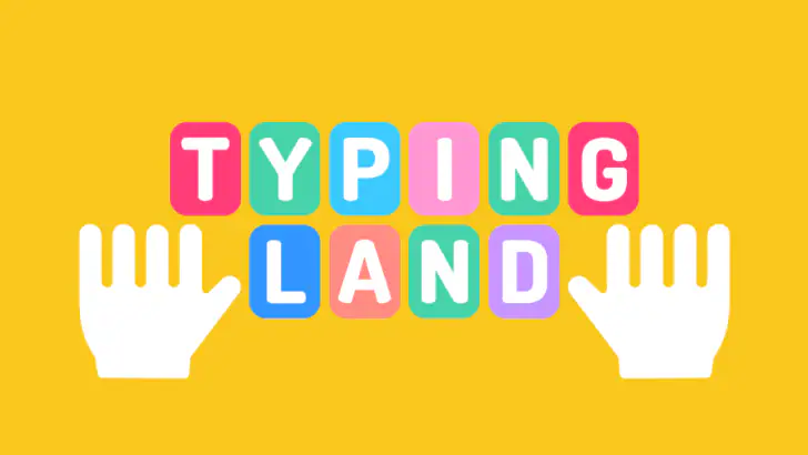 Typing Land feature graphic