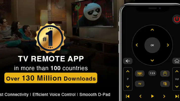 Universal TV Remote Control feature graphic