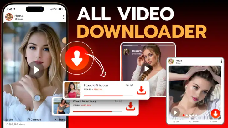 Video Downloader & HD Download feature graphic