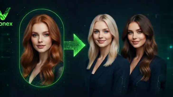 Vionex: AI Create, Swap & Chat feature graphic