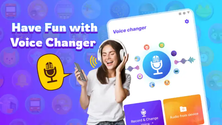 Voice Changer by Sound Effects feature graphic