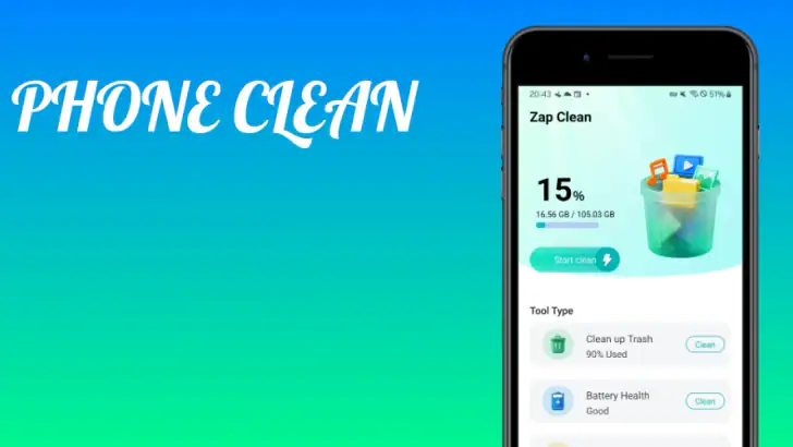Zap Clean – Fast, Simple feature graphic