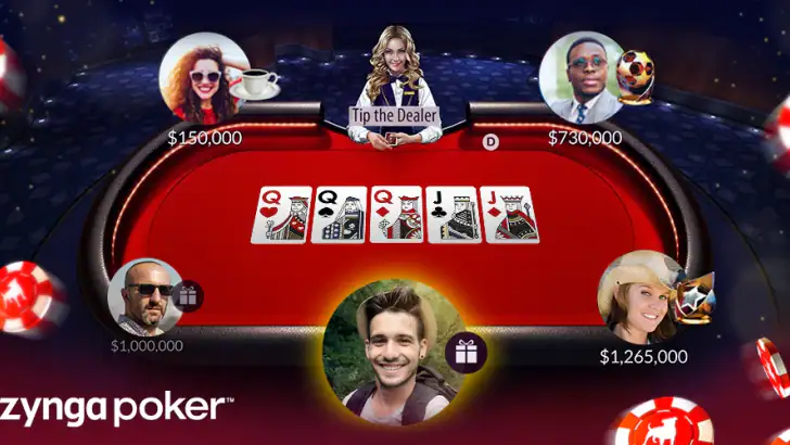 Zynga ポーカー feature graphic