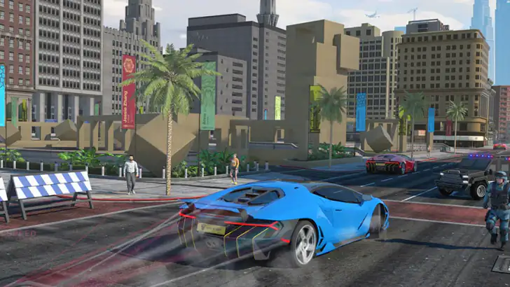 ギャング犯罪都市攻撃 3D feature graphic