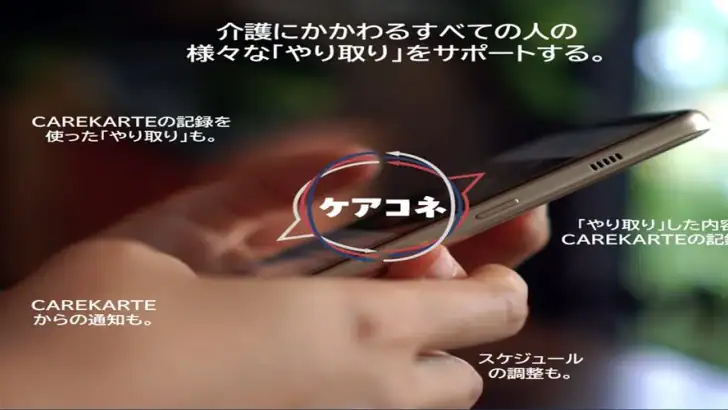 ケアコネ feature graphic