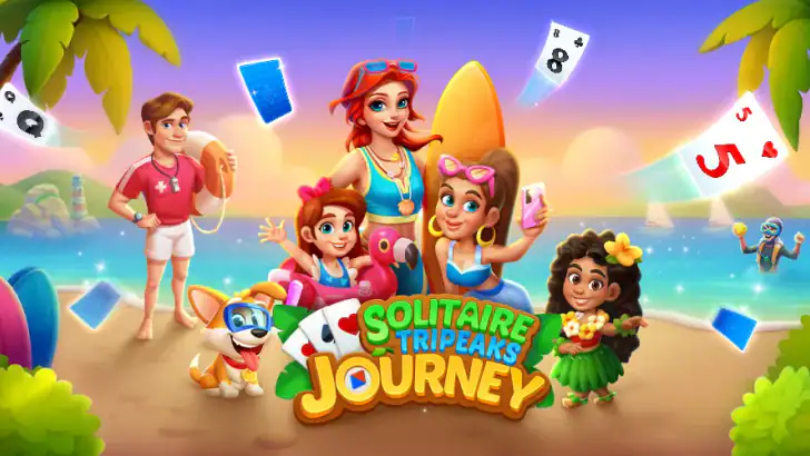 ソリティア - Solitaire TriPeaks feature graphic
