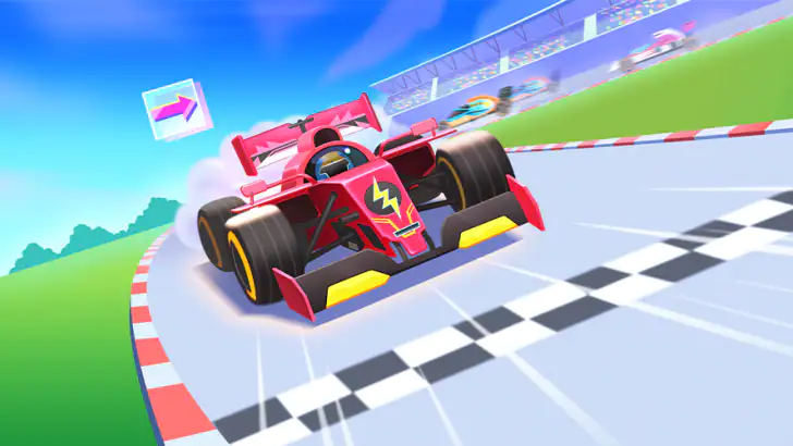 ディノソープログラミング3 - 子供向け知育レースゲーム feature graphic