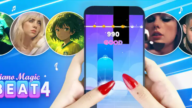 ピアノマジックビート4：音楽ゲーム feature graphic
