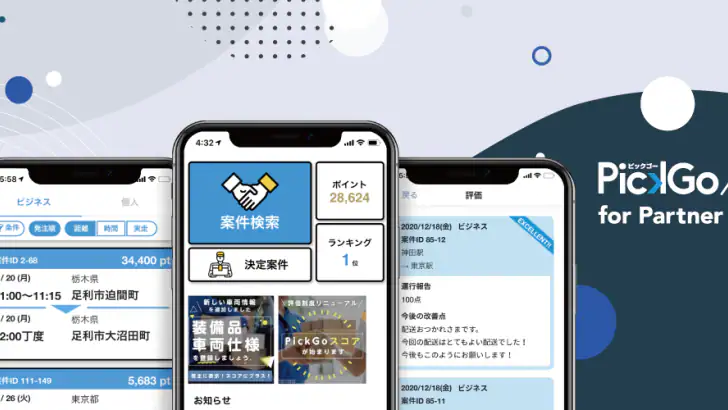 ピックゴーパートナー feature graphic