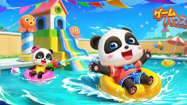 ベイビーパンダのゲームハウス feature graphic