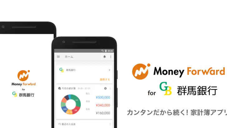 マネーフォワード for 群馬銀行 feature graphic
