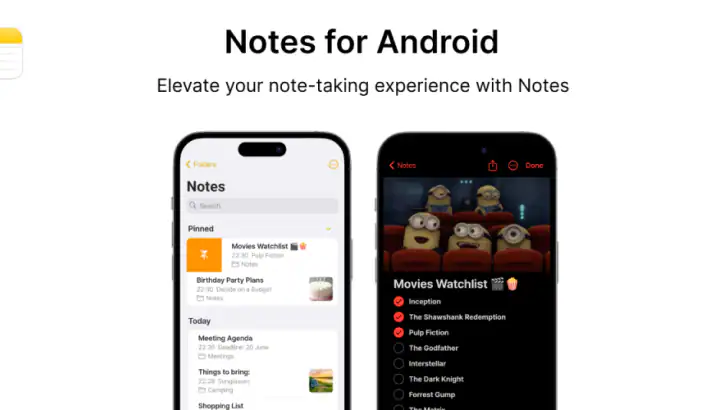 メモ - iOS風メモ帳・ノート・日記・録音 feature graphic