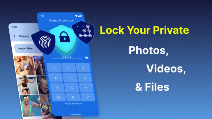 写真を隠す - Photo Lock App feature graphic