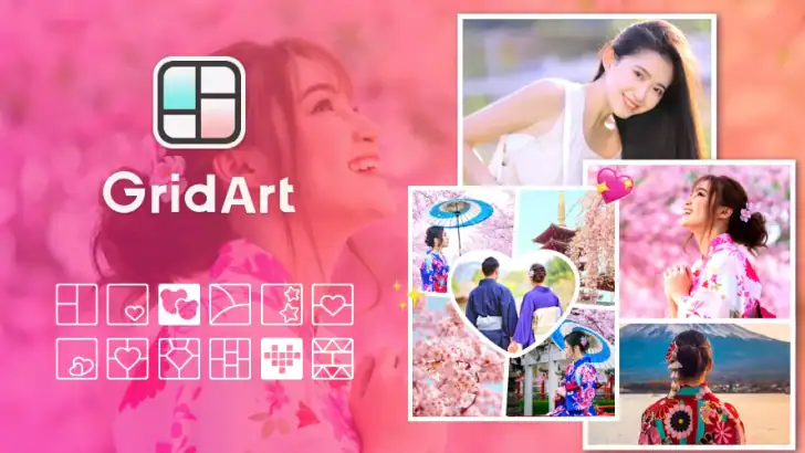 写真加工アプリ & 画像編集 — コラージュ、画像加工アプリ feature graphic
