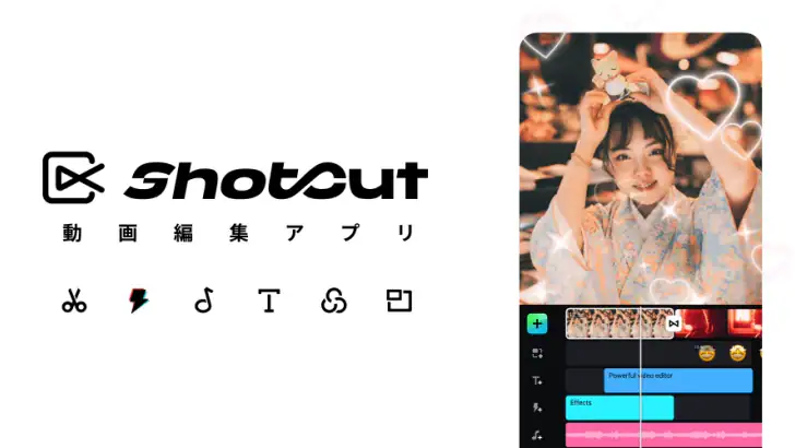 動画編集アプリ：動画加工、動画作成 - ShotCut feature graphic