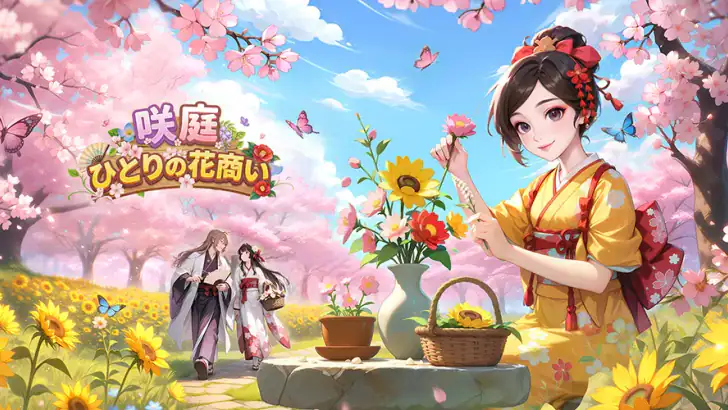 咲庭 ~ひとりの花商い~ feature graphic