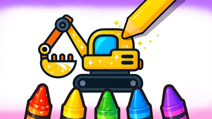 子どもぬりえ・お絵かき｜幼児知育学習 feature graphic