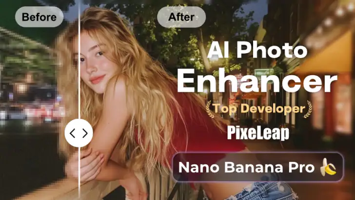高画質化する写真アプリ、ピンボケ補正，写真修復，画質向上 feature graphic