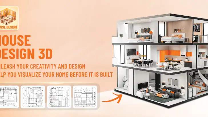 AI House Floor 3D: Plan Design feature graphic