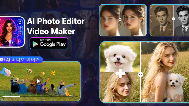 AI Photo Editor & Video Maker feature graphic