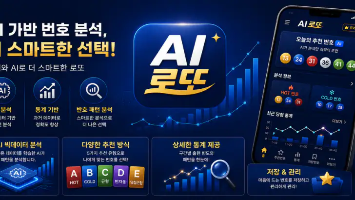 AI 로또 feature graphic