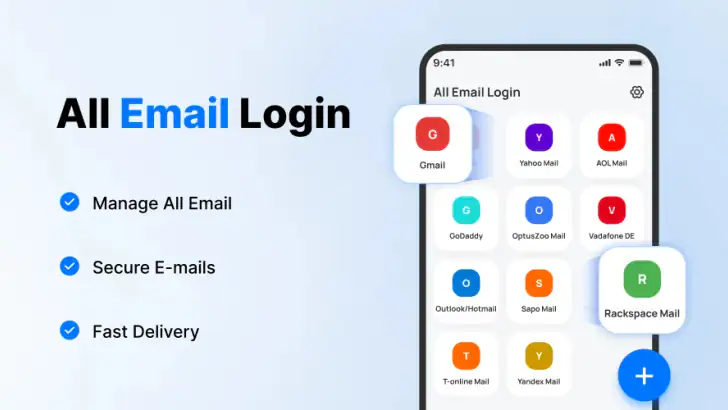 All Email Login & Home feature graphic