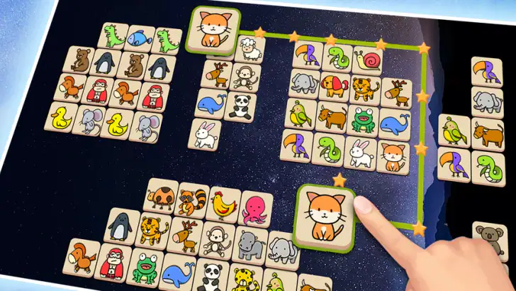 Animal Match Link - Onet Tile feature graphic