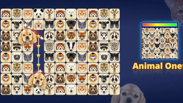 Animal Onet- 타일 연결 feature graphic