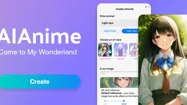 Anime AI feature graphic
