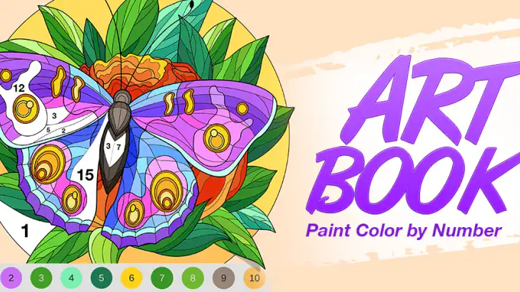 Art Book Paint Color by Number feature graphic