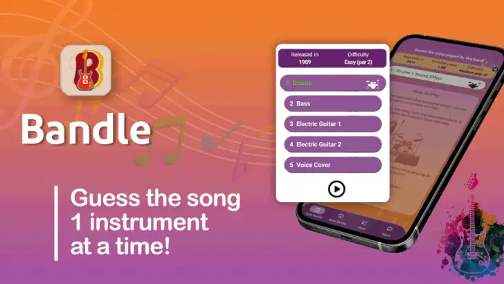 Bandle: Guess the Song Trivia feature graphic