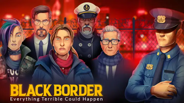 Black Border Patrol Simulator+ feature graphic