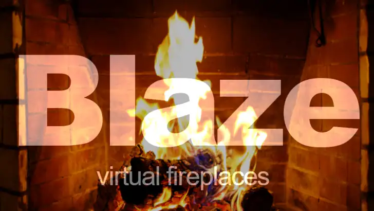 Blaze - 4K 가상 벽난로 feature graphic