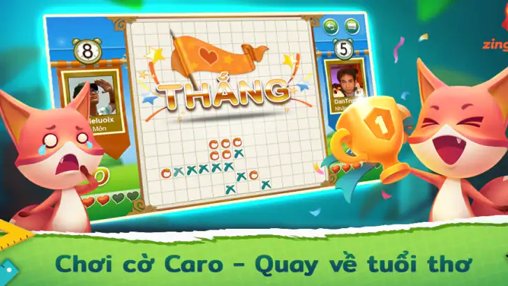 Caro - Game cờ Zingplay feature graphic