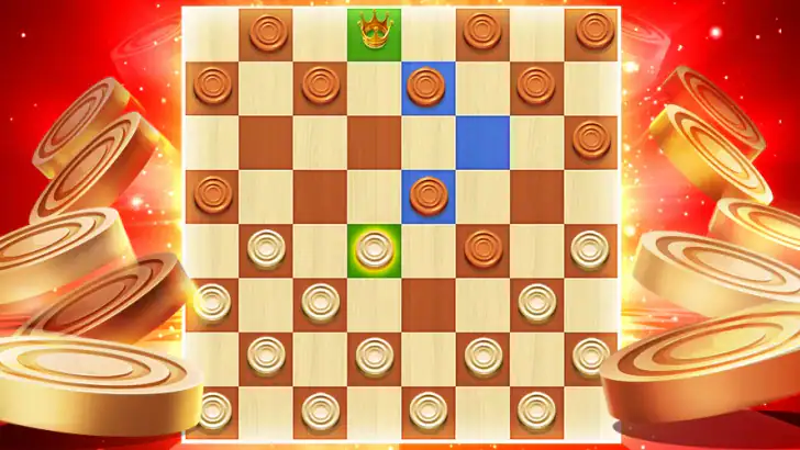 Checkers - Online & Offline feature graphic
