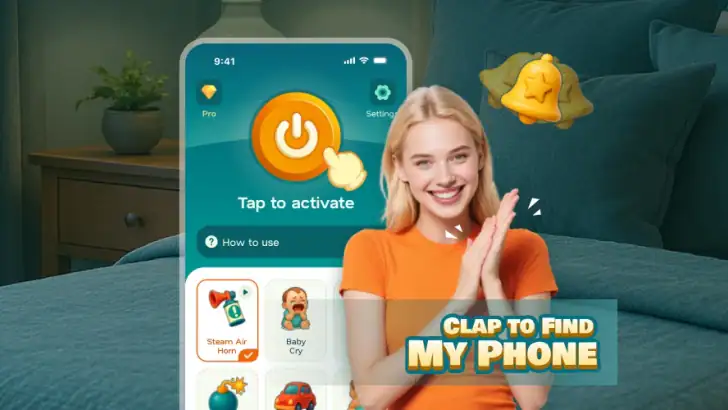Clap to Find My Phone:Antilost feature graphic