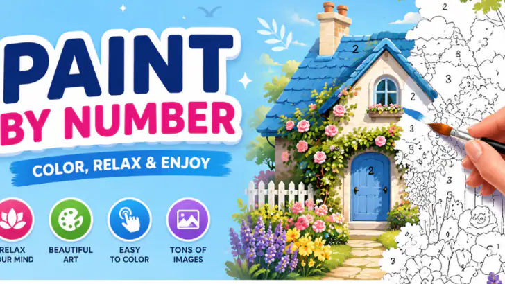 Coloring Game: Color by Number feature graphic